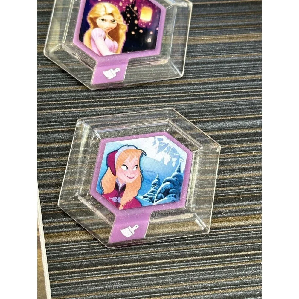 Disney Infinity Xbox 360 Jasmine Rapunzel‎ Anna Ronan Book Discs Figures Games